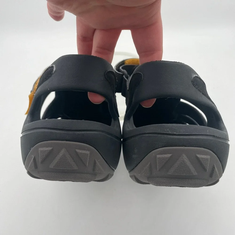 Teva Mens Black Closed Toe Sport Sandals Hook & Loop Water Hiking‎ 13 trail